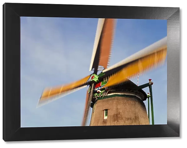 Windmills at Zaanse Schans, Zaandam, Noord Holland, Holland