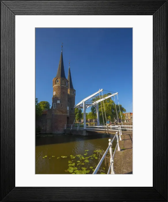 Framed Print : Netherlands, South Holland (Zuid-Holland), Delft, Oostpoort (Eastern Gate) Framed Print : Netherlands, South Holland (Zuid-Holland), Delft, Oostpoort (Eastern Gate)