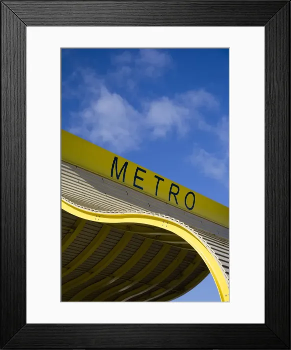 Framed Print : Metro Station, Rotterdam Centraal, Holland Framed Print : Metro Station, Rotterdam Centraal, Holland