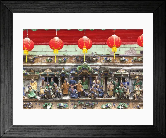 Framed Print : Chan She Shu Yuen Chinese Temple, Kuala Lumpur, Malaysia