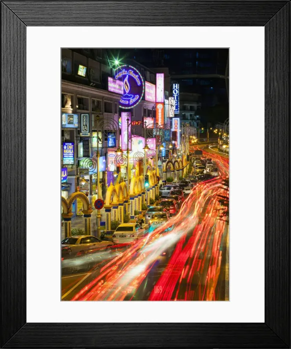 Framed Print : Malaysia, Kuala Lumpur, Little India, Jalan Tun Sambantham Framed Print : Malaysia, Kuala Lumpur, Little India, Jalan Tun Sambantham