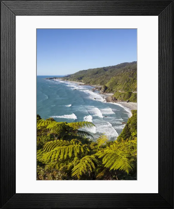 Framed Print : Dramatic coastal landscape, Punakaiki, West Coast, South Island, New Zealand Framed Print : Dramatic coastal landscape, Punakaiki, West Coast, South Island, New Zealand