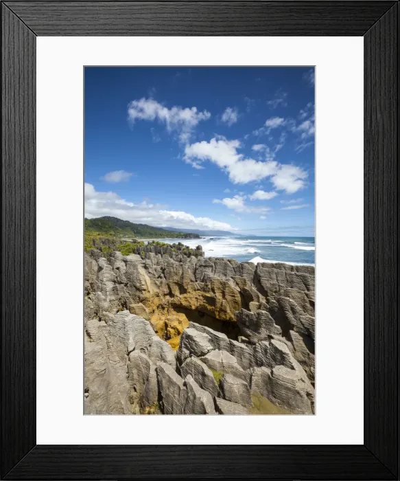 Framed Print : Limestone Formations, Punakaiki, West Coast, South Island, New Zealand Framed Print : Limestone Formations, Punakaiki, West Coast, South Island, New Zealand