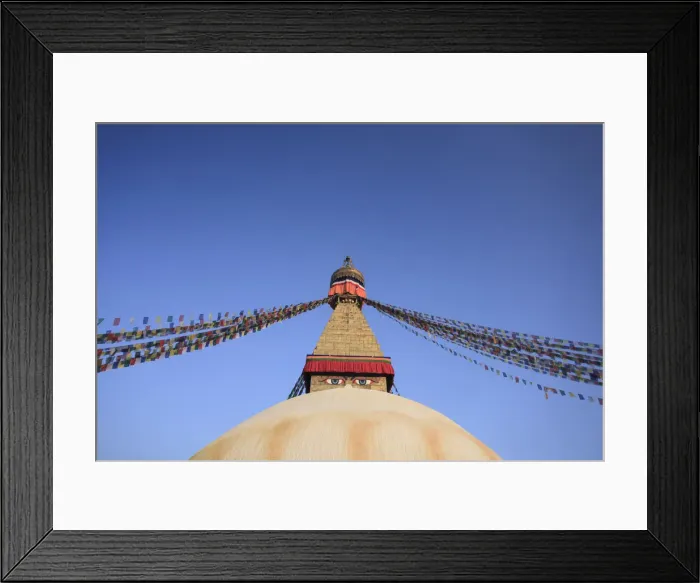 Framed Print : Nepal, Kathmandu, Bodhnath (Boudha) Stupa Framed Print : Nepal, Kathmandu, Bodhnath (Boudha) Stupa