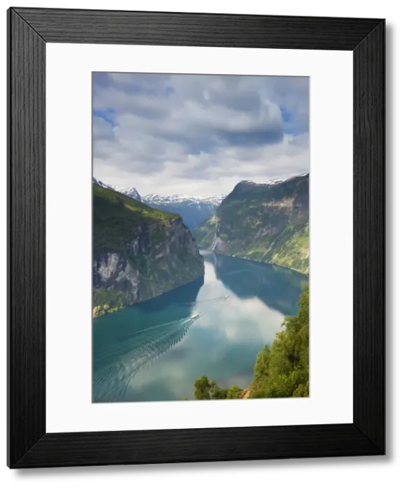 Framed Print : Geirangerfjord, Western fjords, Norway Framed Print : Geirangerfjord, Western fjords, Norway