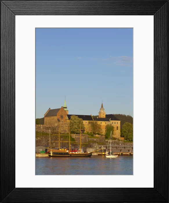 Framed Print : Akershus fortress & harbour, Oslo, Norway Framed Print : Akershus fortress & harbour, Oslo, Norway