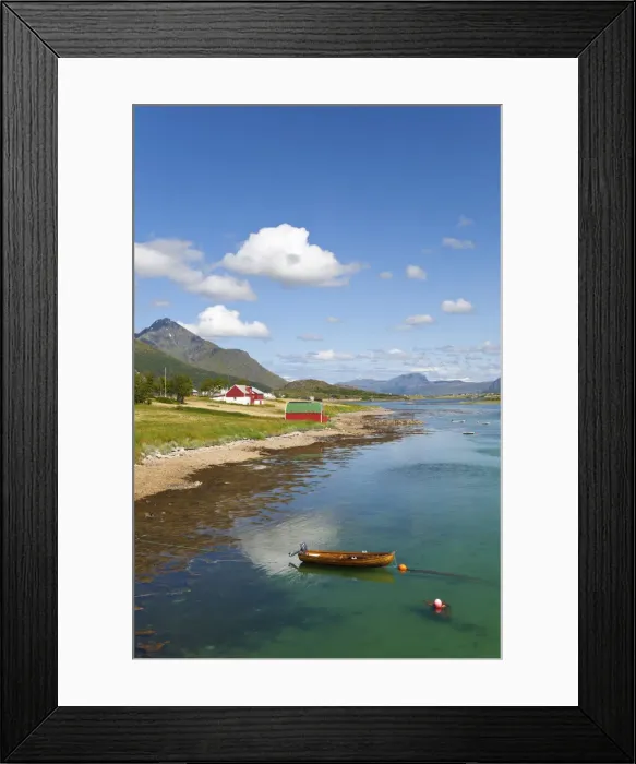 Framed Print : Offersoya, Vestvagoy, Lofoten Islands, Nordland, Norway Framed Print : Offersoya, Vestvagoy, Lofoten Islands, Nordland, Norway
