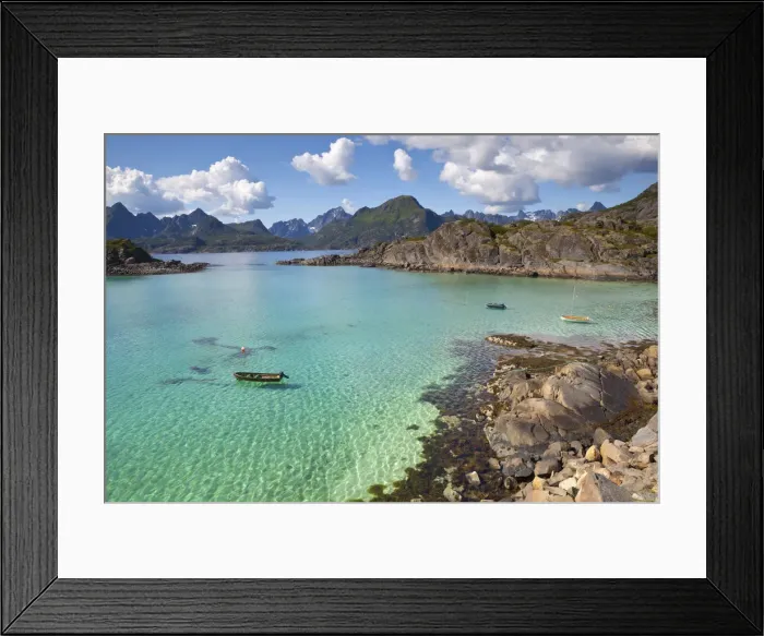 Framed Print : Dramatic coastal landscape near Raftsundet, Lofoten, Nordland, Norway Framed Print : Dramatic coastal landscape near Raftsundet, Lofoten, Nordland, Norway
