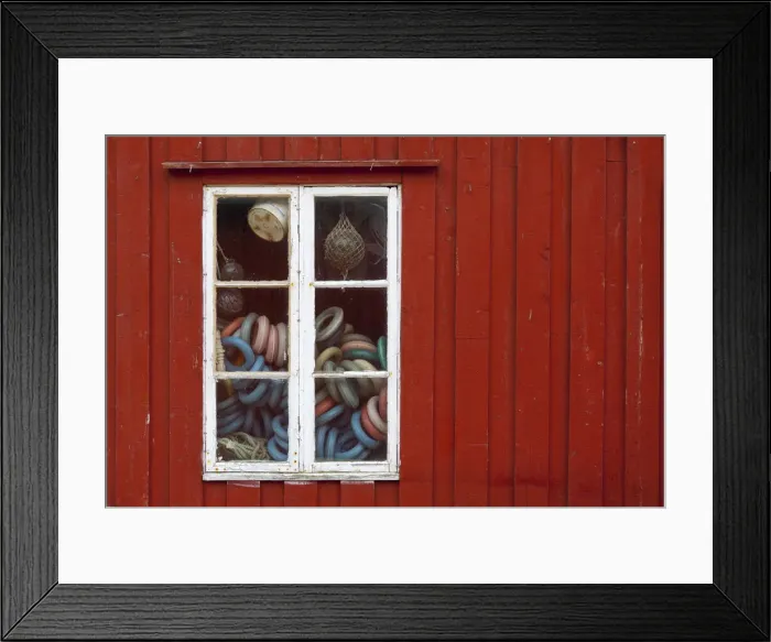 Framed Print : Fishing warehouse, Kjerringoy, Nordland, Norway Framed Print : Fishing warehouse, Kjerringoy, Nordland, Norway