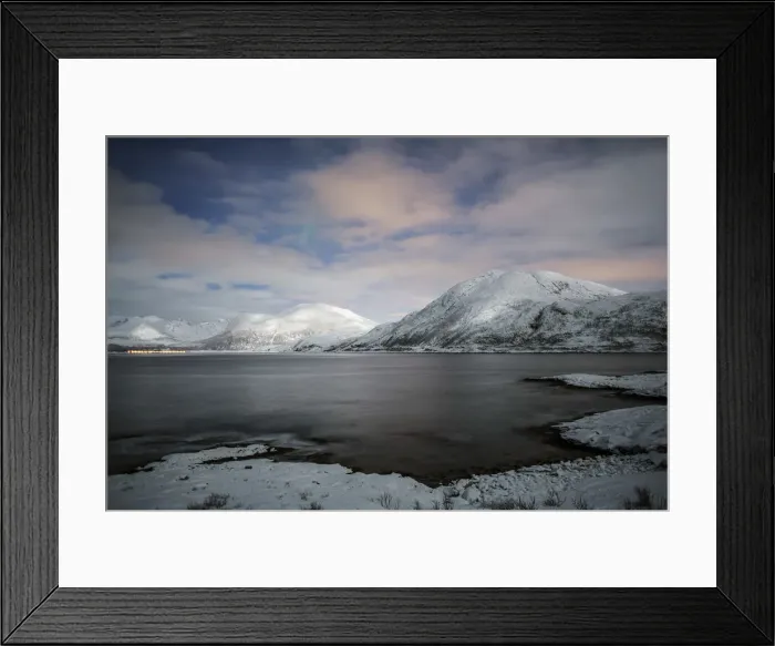 Framed Print : Aurora Borealis, Northern Lights, Sommaroy, Troms region, Norway Framed Print : Aurora Borealis, Northern Lights, Sommaroy, Troms region, Norway