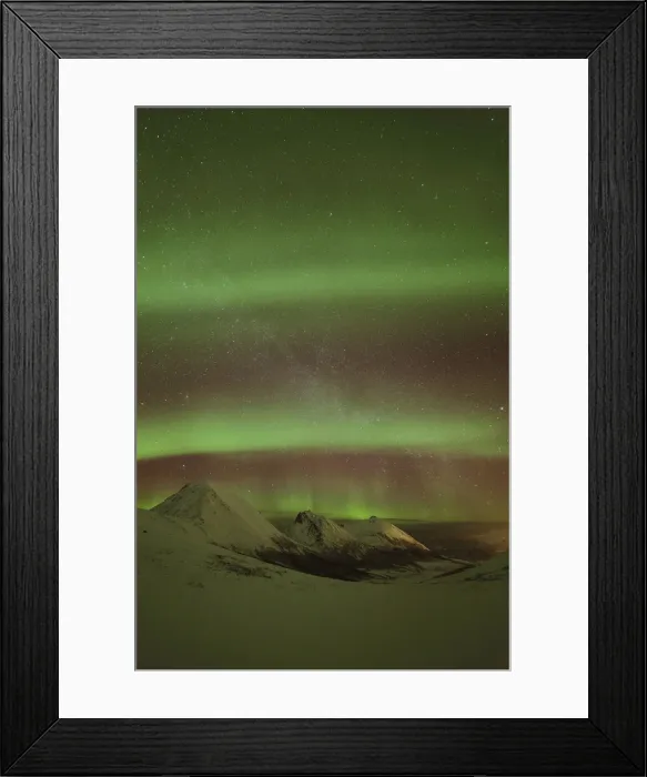 Framed Print : Aurora Borealis, Northern Lights, Troms region, Norway Framed Print : Aurora Borealis, Northern Lights, Troms region, Norway