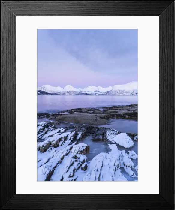 Framed Print : Kattfjorden, Kvaloya, Troms region, Arctic region, Norway Framed Print : Kattfjorden, Kvaloya, Troms region, Arctic region, Norway
