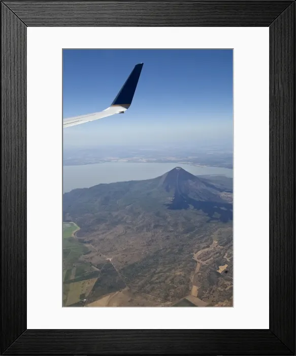 Framed Print : Momotombo Volcano, Nr. Leon, Nicaragua Framed Print : Momotombo Volcano, Nr. Leon, Nicaragua