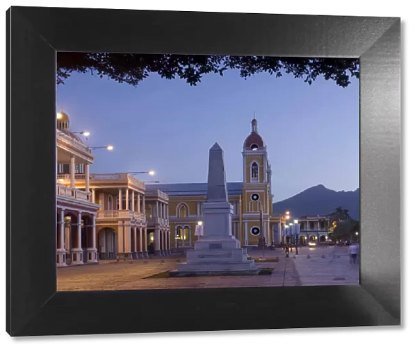 Nicaragua, Granada, Cathedral of Granada, Independence Plaza, Mombacho Volcano, Spanish
