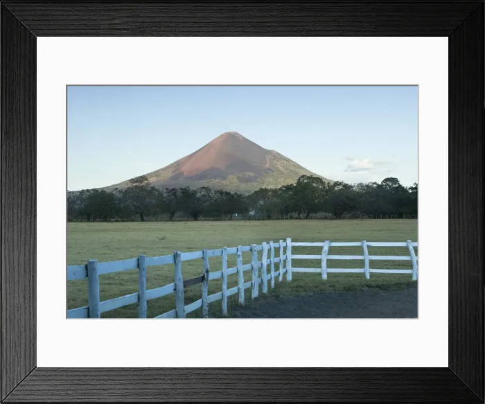 Framed Print : Momotombo Volcano, Nr. Leon, Nicaragua Framed Print : Momotombo Volcano, Nr. Leon, Nicaragua