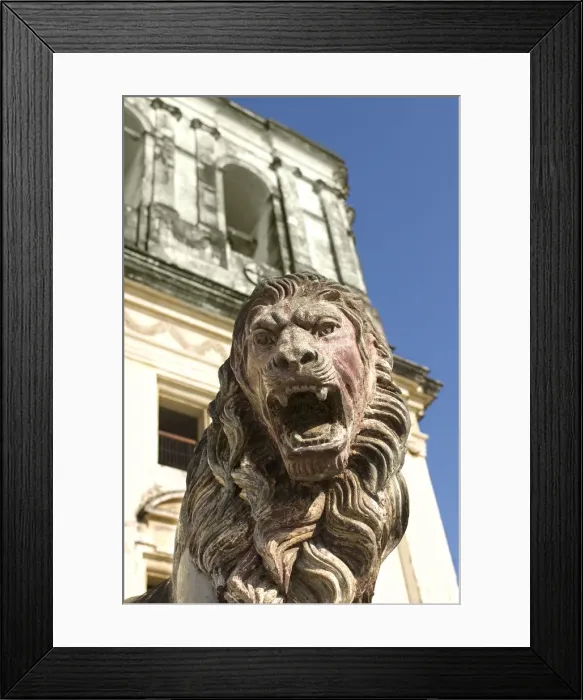 Framed Print : Lion statue, Cathedral, Leon, Nicaragua Framed Print : Lion statue, Cathedral, Leon, Nicaragua
