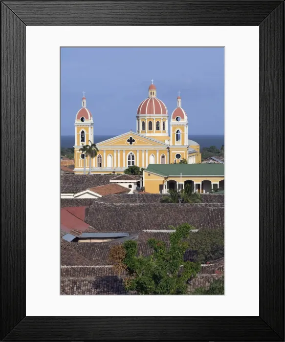 Framed Print : Nicaragua, Granada, Cathedral of Granada, Spanish, Colonial Framed Print : Nicaragua, Granada, Cathedral of Granada, Spanish, Colonial