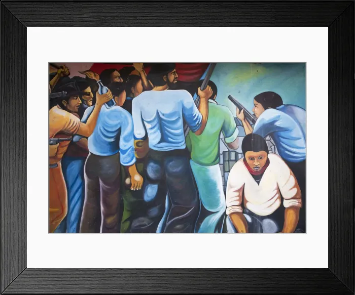 Framed Print : Nicaragua, Esteli, Wall mural Framed Print : Nicaragua, Esteli, Wall mural