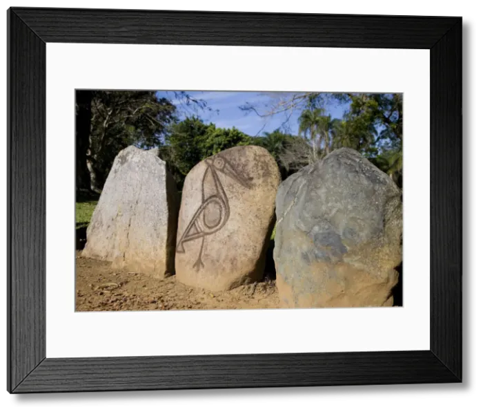 Framed Print : Puerto Rico, Central Mountains, Parque Ceremonial Indigena Caguana (Taino Ceremonial Framed Print : Puerto Rico, Central Mountains, Parque Ceremonial Indigena Caguana (Taino Ceremonial
