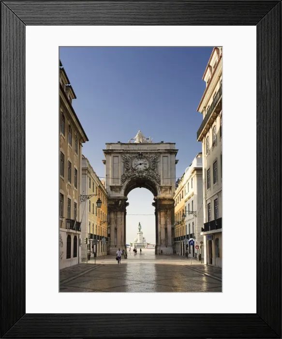 Framed Print : Arco da Rua Augusta, Baixa, Lisbon, Portugal Framed Print : Arco da Rua Augusta, Baixa, Lisbon, Portugal