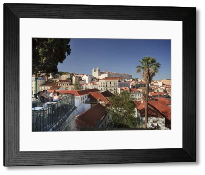 Framed Print : Sao Vicente de Fora Church and Alfama District, Lisbon, Portugal Framed Print : Sao Vicente de Fora Church and Alfama District, Lisbon, Portugal