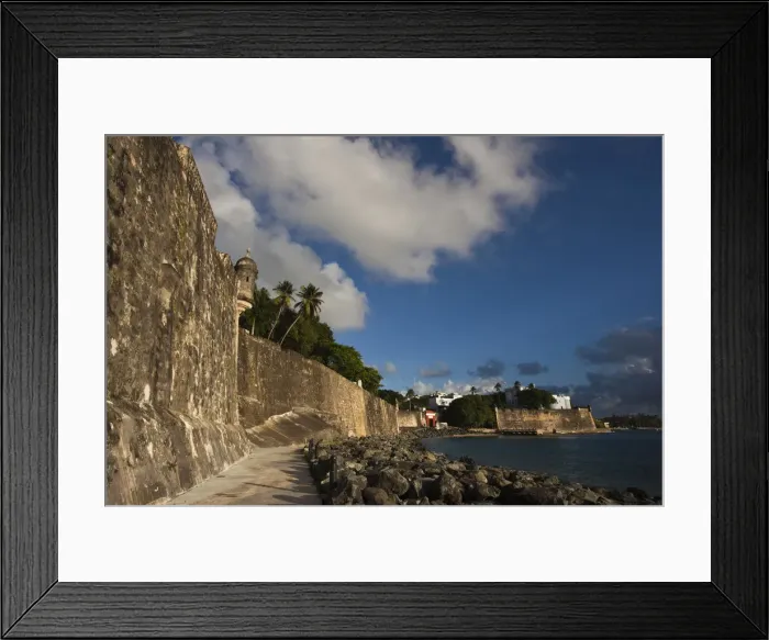 Framed Print : Puerto Rico, San Juan, Old San Juan, watchtower by Puerta de San Juan gate Framed Print : Puerto Rico, San Juan, Old San Juan, watchtower by Puerta de San Juan gate