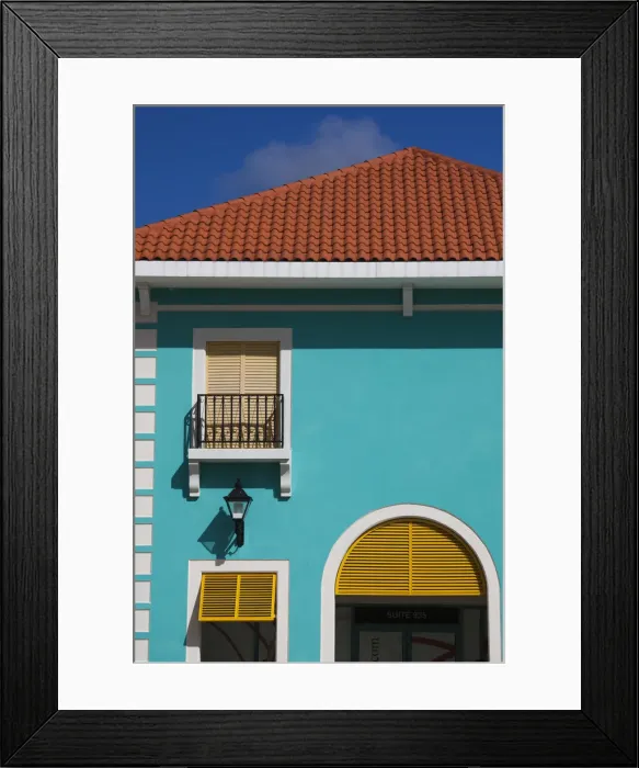 Framed Print : Puerto Rico, North Coast, Barceloneta, Prime Outlet Shopping Mall, building detail Framed Print : Puerto Rico, North Coast, Barceloneta, Prime Outlet Shopping Mall, building detail