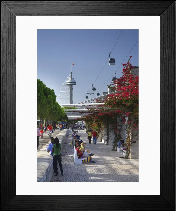 Framed Print : Parque das Nacoes and Vasco de Gama Tower, Lisbon, Portugal Framed Print : Parque das Nacoes and Vasco de Gama Tower, Lisbon, Portugal