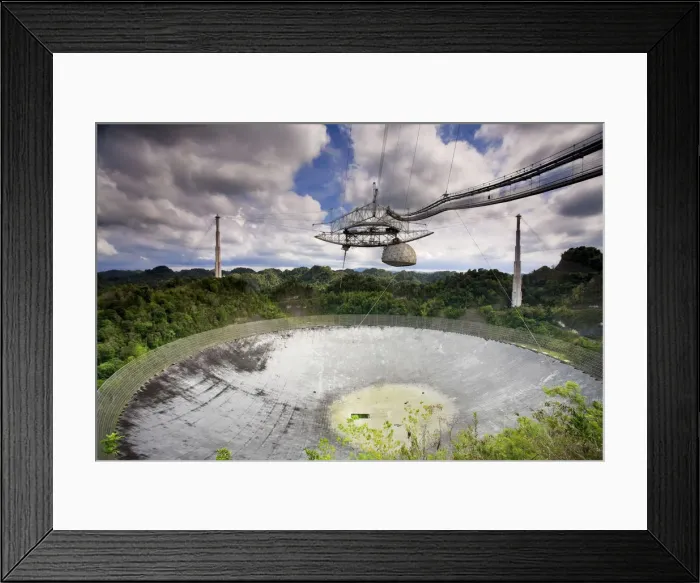 Framed Print : Puerto Rico, Arecibo, Arecibo Observatory (Worlds Largest Radio Telescope) Framed Print : Puerto Rico, Arecibo, Arecibo Observatory (Worlds Largest Radio Telescope)
