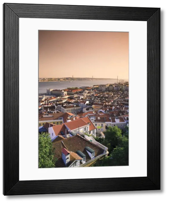 Framed Print : Alfama District and Rio Tejo, Lisbon, Portugal Framed Print : Alfama District and Rio Tejo, Lisbon, Portugal