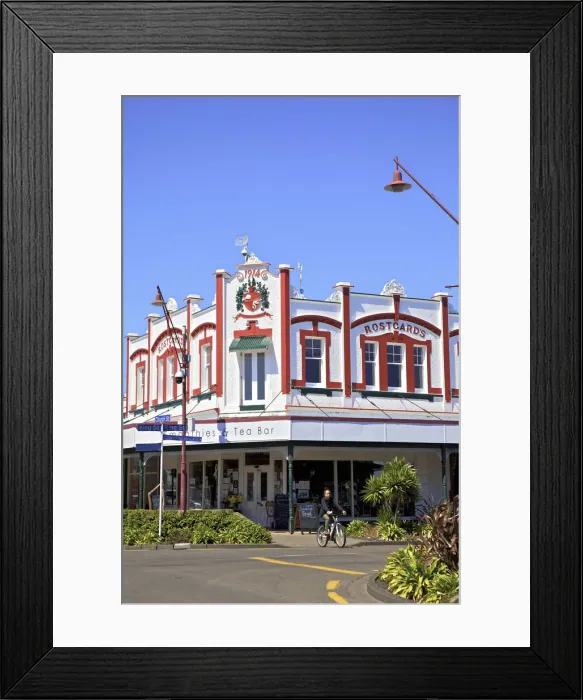 Framed Print : Rostcards Building, Opotiki, Bay Of Plenty, New Zealand, South Pacific Framed Print : Rostcards Building, Opotiki, Bay Of Plenty, New Zealand, South Pacific
