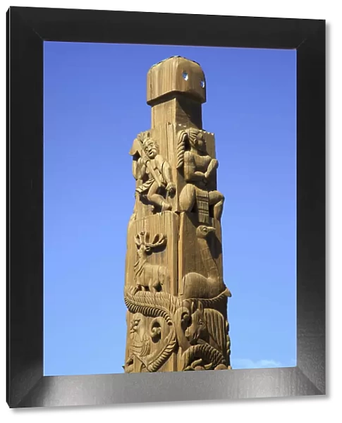 Statue Commemorating The Progress of Civilsation, Opotiki, Bay Of Plenty, New Zealand