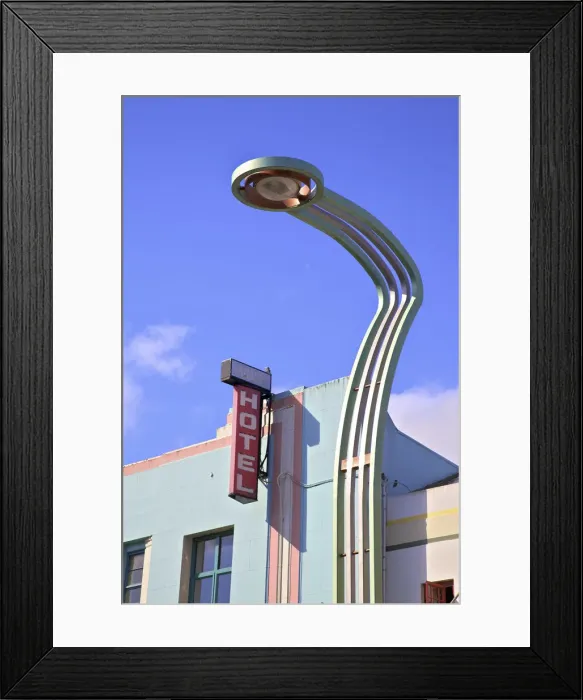 Framed Print : Art Deco Cinema, Hastings, Hawkes Bay, New Zealand, South West Pacific Ocean