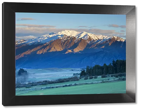 View towards Coronet Peak Ski Field, Queenstown, Central Otago, South Island, New Zealand