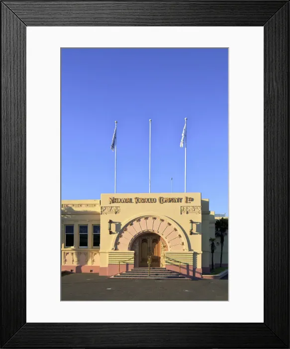 Framed Print : Art Deco National Tobacco Company Building, Ahuriri, Napier, Hawkes Bay, New Zealand Framed Print : Art Deco National Tobacco Company Building, Ahuriri, Napier, Hawkes Bay, New Zealand