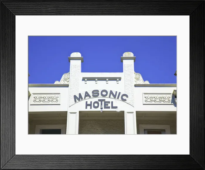 Framed Print : Masonic Hotel, Opotiki, Bay Of Plenty, New Zealand, Pacific Ocean