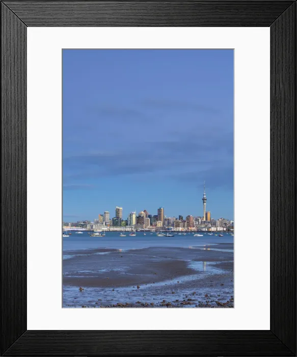 Framed Print : City skyline & Waitemata Harbour, Auckland, Northland, North Island, New Zealand Framed Print : City skyline & Waitemata Harbour, Auckland, Northland, North Island, New Zealand