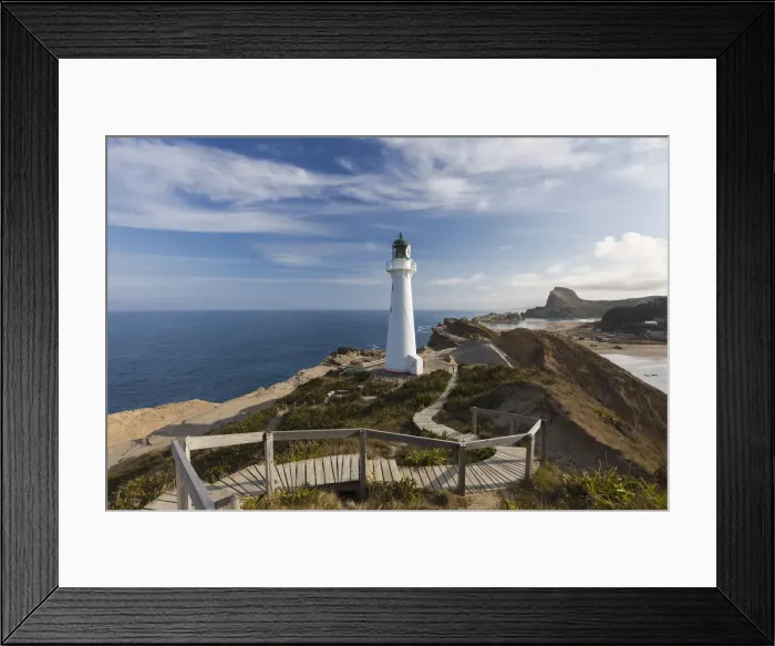 Framed Print : New Zealand, North Island, Castlepoint, Castlepoint Lighthouse Framed Print : New Zealand, North Island, Castlepoint, Castlepoint Lighthouse