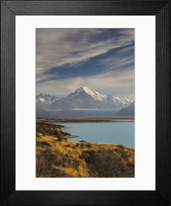 Framed Print : New Zealand, South Island, Canterbury, Aoraki-Mt Framed Print : New Zealand, South Island, Canterbury, Aoraki-Mt