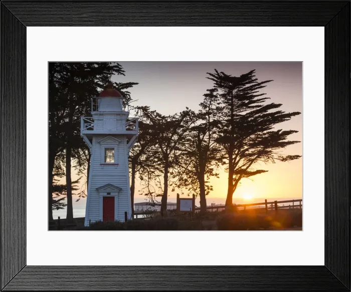 Framed Print : New Zealand, South Island, Canterbury, Timaru, Timaru Lighthouse, dawn Framed Print : New Zealand, South Island, Canterbury, Timaru, Timaru Lighthouse, dawn