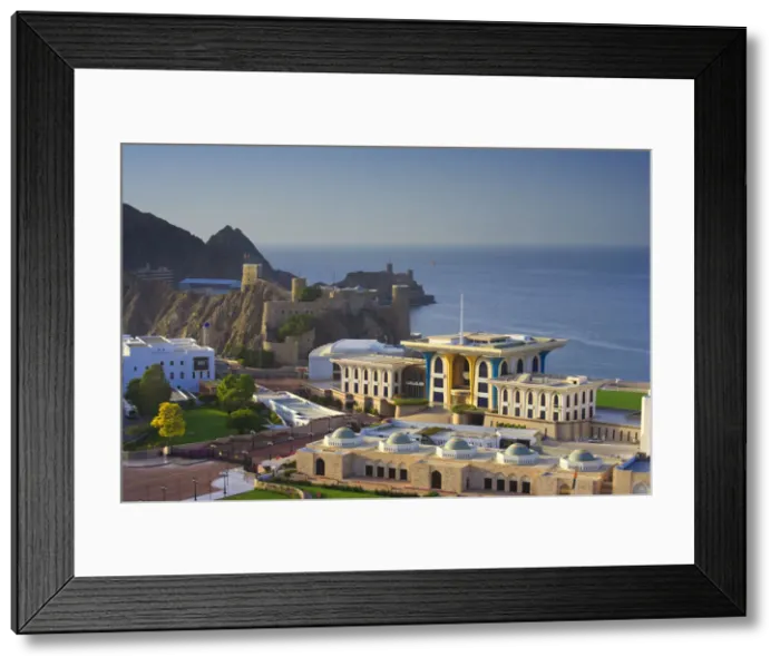 Framed Print : Oman, Muscat, Sultan Palace Framed Print : Oman, Muscat, Sultan Palace
