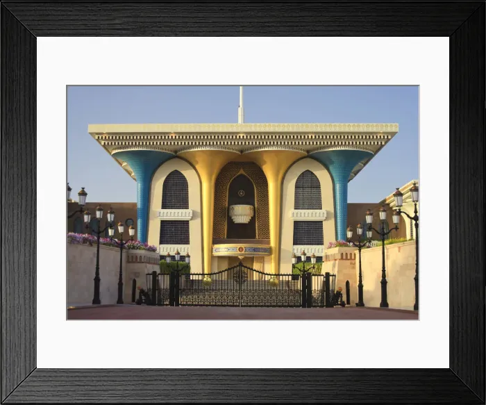 Framed Print : Oman, Muscat, Sultan Palace Framed Print : Oman, Muscat, Sultan Palace