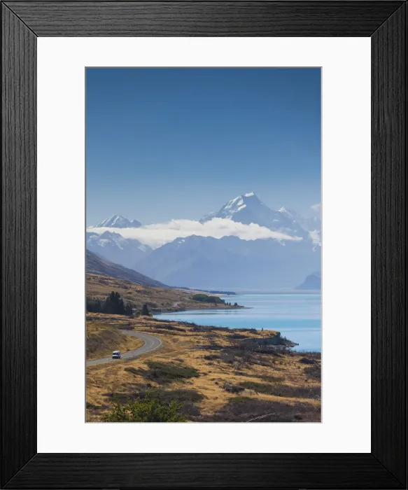Framed Print : New Zealand, South Island, Canterbury, Aoraki-Mt Framed Print : New Zealand, South Island, Canterbury, Aoraki-Mt