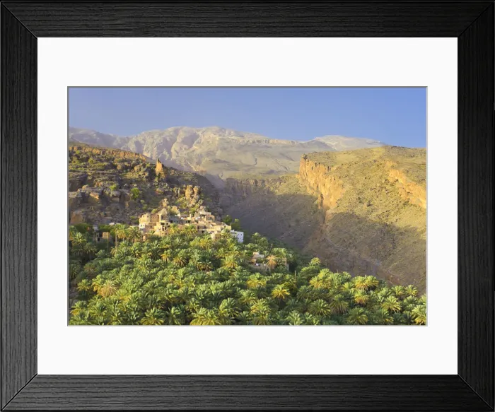 Framed Print : Oman, Al Dakhiliyah, Misfat al Abriyyin village Framed Print : Oman, Al Dakhiliyah, Misfat al Abriyyin village