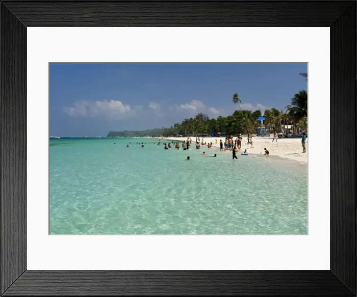 Framed Print : Boracay Beach, Boracay, Visayas Island, The Philippines Framed Print : Boracay Beach, Boracay, Visayas Island, The Philippines