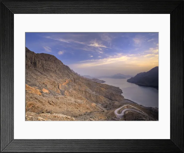 Framed Print : Oman, Musandam Peninsula, Khor Najd Fjord Framed Print : Oman, Musandam Peninsula, Khor Najd Fjord