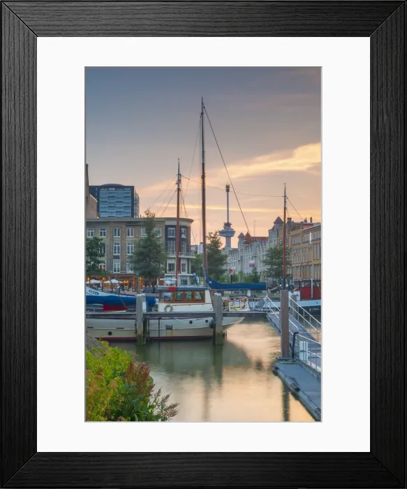Framed Print : Netherlands, South Holland, Rotterdam, Veerhaven Framed Print : Netherlands, South Holland, Rotterdam, Veerhaven