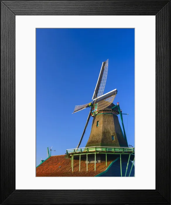 Framed Print : Netherlands, North Holland, Zaandam, Zaanse Schans, The Cat (De Kat) Dyemill Framed Print : Netherlands, North Holland, Zaandam, Zaanse Schans, The Cat (De Kat) Dyemill