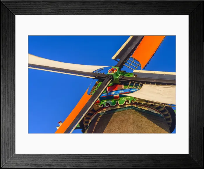 Framed Print : Netherlands, North Holland, Zaandam, Zaanse Schans, The Seeker (De Zoeker) Oilmill Framed Print : Netherlands, North Holland, Zaandam, Zaanse Schans, The Seeker (De Zoeker) Oilmill