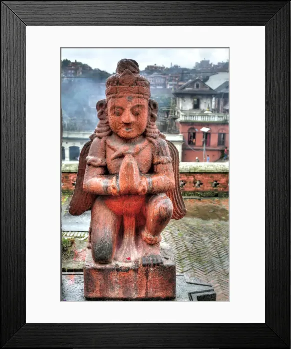 Framed Print : Garuda statue, Pashupatinath, Kathmandu, Nepal Framed Print : Garuda statue, Pashupatinath, Kathmandu, Nepal